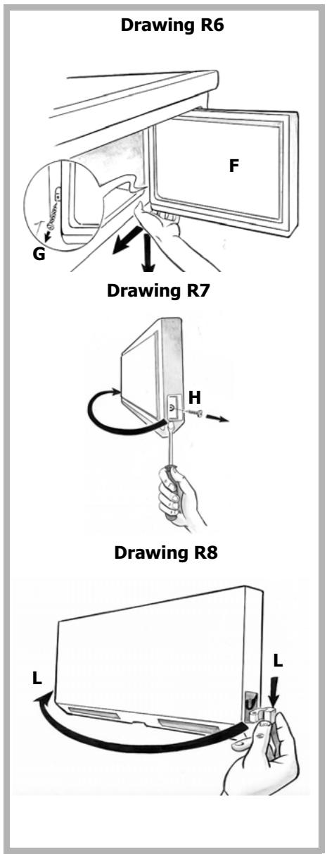 BRANDT BFS3265BW - Reversibility of the freezer's door - 1