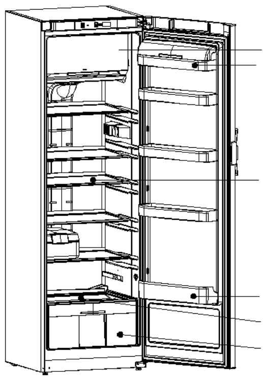 BRANDT BFS3266BW - Arranging food in your refrigerator - 2