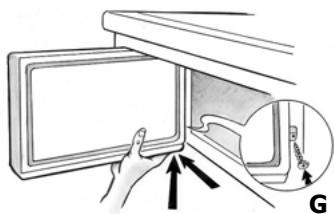 BRANDT BFS3266BW - Handle reversibility - 2