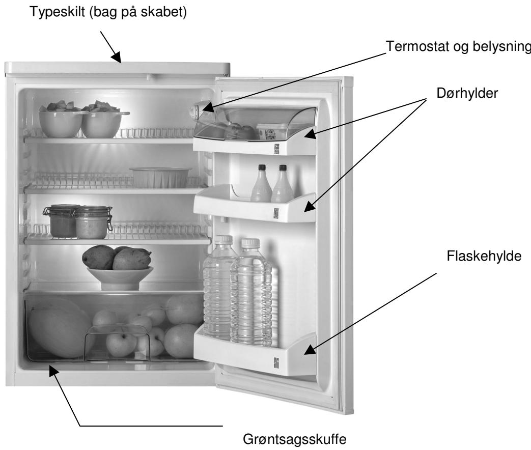 BRANDT TL 13700 - OVERSIGT OVER KOLESKABET - 1
