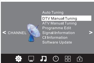BRANDT B4028FHD - Syntonisation manuelle DTV (dvb-t) - 1