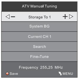 BRANDT B4028FHD - Syntonisation manuelle ATV: - 1