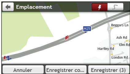 MIO MIVUE DRIVE 65 - Comment faire pour capturer les coordonnées GPS de mon endroit ? - 1