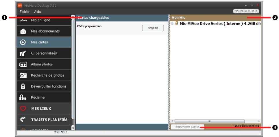 MIO MIVUE DRIVE 65 - Mes cartes - 2