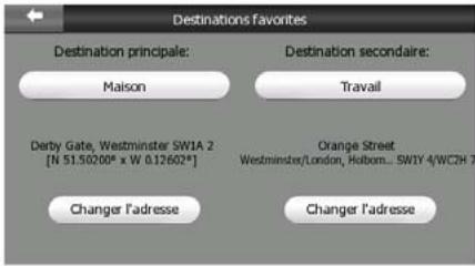 CLARION MAP770 - Définir vos destinations favorites - 2