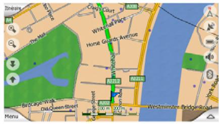 CLARION MAP770 - Niveau de zoom - 1