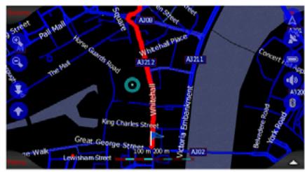 CLARION MAP770 - Systèmes de couleurs diurnes et nocturnes. - 2