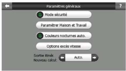 CLARION MAP770 - Modifier des paramètres de l'advertisement de radars - 1