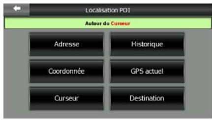 CLARION MAP770 - Chercher un POI - 2