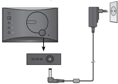 LG F7000N-PN - Brancher le cordon d'alimentation / mettre l'appareil sous ou hors tension - 1