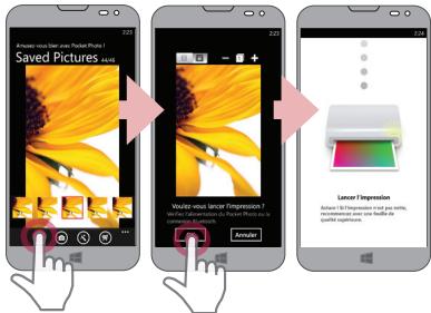 LG POCKET PHOTO PD251 - Mode d'impression - 1