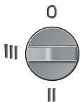 BOSCH PFZ 700 PE - Mouvement pendulaire activé (position II) - 1