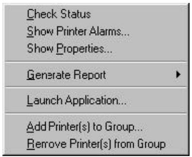XEROX PHASER 140 - Printer Icon Right-Click Menu - 1