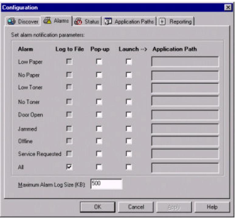 XEROX PHASER 140 - Alarms - 1