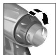 BOSCH PFS 65 - Sprøjtematerialialemænge indstilles (se billede G) - 4