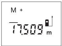 BOSCH PLR 50 - Storing/Adding Measured Values - 1