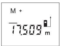 BOSCH PLR 50 - Mémorisation/addition des valeurs de mesure - 1