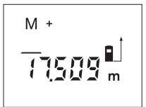 BOSCH PLR 50 - Målevaardier gemmes/adderes - 1