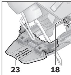 BOSCH PST 700 E - Contrôle du tracé pour coupes biais - 2