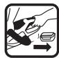 BOSCH AHS 54-20LI,  AHS 54-20 II - Forklaring av bildesymbolene - 3