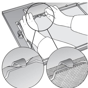 BOSCH DHL 535C/03  - INSTALLATION INSTRUCTIONS - Sur les hottes aspirantes équipéesd'une nation filtrante : - 3