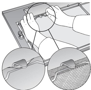 BOSCH DHL 535C/03 - INSTALLATION INSTRUCTIONS - Extractor hoods with a filter mat: - 3