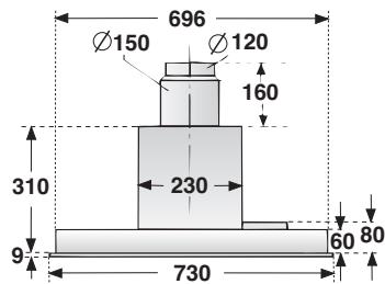 BOSCH DHL 535C/03 - INSTALLATION INSTRUCTIONS - Für den Einbau mussen je nach Variente folgende Ausschnittte vorhanden sein: - 9