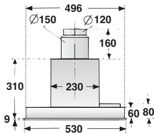 BOSCH DHL 535C/03 - INSTALLATION INSTRUCTIONS - Für den Einbau mussen je nach Variente folgende Ausschnittte vorhanden sein: - 5