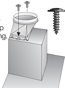 BOSCH DHL 535C/03 - INSTALLATION INSTRUCTIONS - Afzuigkappen met rechthoekige luchtaf-voeropening: - 1