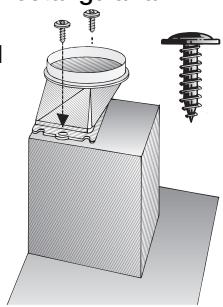 BOSCH DHL 535C/03 - INSTALLATION INSTRUCTIONS - Extractor hoods with rectangular air outlet: - 1