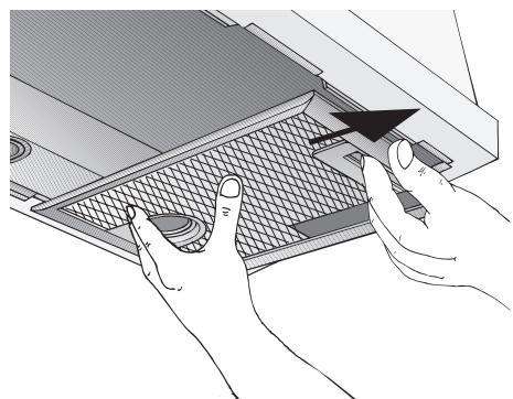 BOSCH DHL 535C/03 - INSTALLATION INSTRUCTIONS - Bij afzuigkappen met twee filtercassettes: - 2
