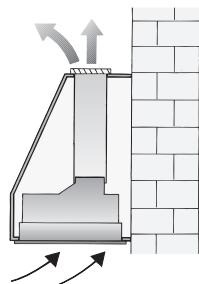 BOSCH DHL 535C/03 - INSTALLATION INSTRUCTIONS - Funcioncimiento con evacuación del aire al interior mediante sistemas de recirculación del aire - 1