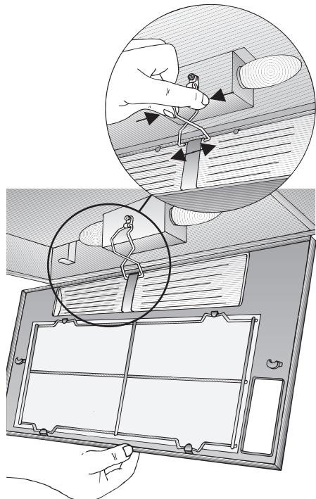 BOSCH DHL 535C/03 - INSTALLATION INSTRUCTIONS - Per cappe aspiranti con una stuoia filtrante: - 2