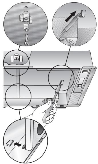 BOSCH DHL 535C/03 - INSTALLATION INSTRUCTIONS - Bij afzuigkappen met tweet filtercassettes: - 1