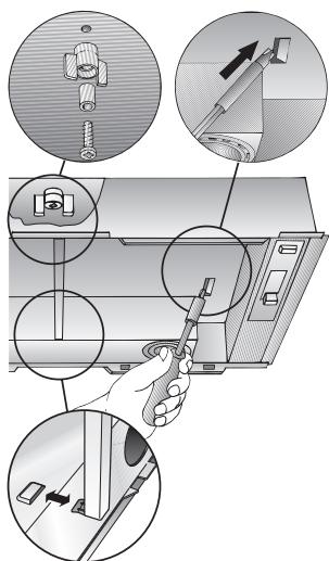 BOSCH DHL 535C/03 - INSTALLATION INSTRUCTIONS - En las campanas extractoras con dos cajas de filtro: - 1