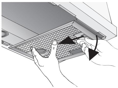 BOSCH DHL 535C/03 - INSTALLATION INSTRUCTIONS - En las campanas extractoras con dos cajas de filtro: - 1