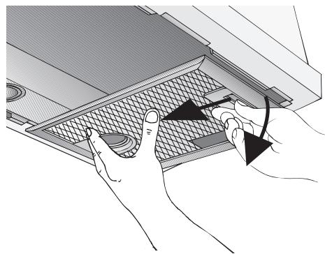 BOSCH DHL 535C/03 - INSTALLATION INSTRUCTIONS - Bij afzuigkappen met twee filtercassettes: - 1