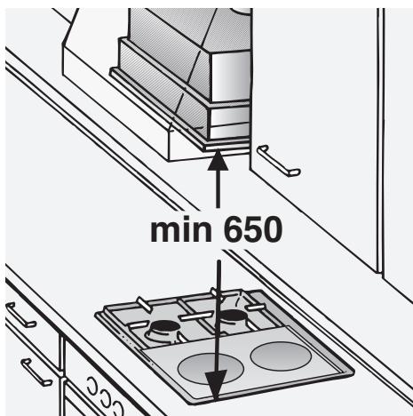 BOSCH DHL 535C/03 - INSTALLATION INSTRUCTIONS - Extra voorschriften bij gaskook-appearatuur: - 1