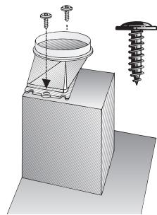 BOSCH DHL 535C/03  - INSTALLATION INSTRUCTIONS - Hottes aspirantes à sortie d'air rectangulaire: - 1