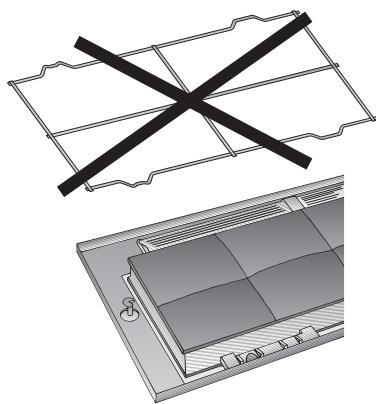 BOSCH DHL 535C/03 - INSTALLATION INSTRUCTIONS - Bei Dunstabzugshauben mit einer Filtermatte: - 1