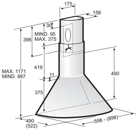 BOSCH DWA 061450/02  - INSTALLATION INSTRUCTIONS - Abluftbetrieb - 2