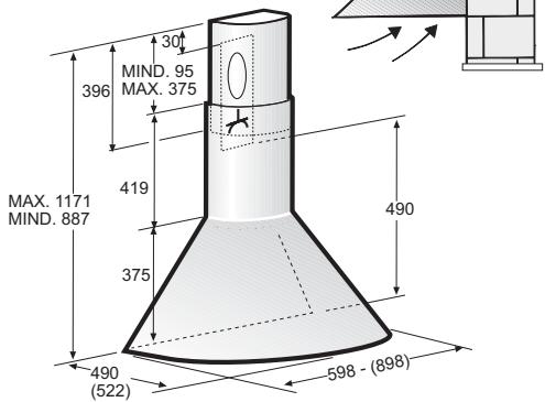 BOSCH DWA 061450/02  - INSTALLATION INSTRUCTIONS - Filtrerende modalitet - 1