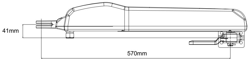 CHAMBERLAIN TPD10 - REMARQUE: Respectez dans toutes les conditions la cote de fixation! Cote, Cf. illustration - 1