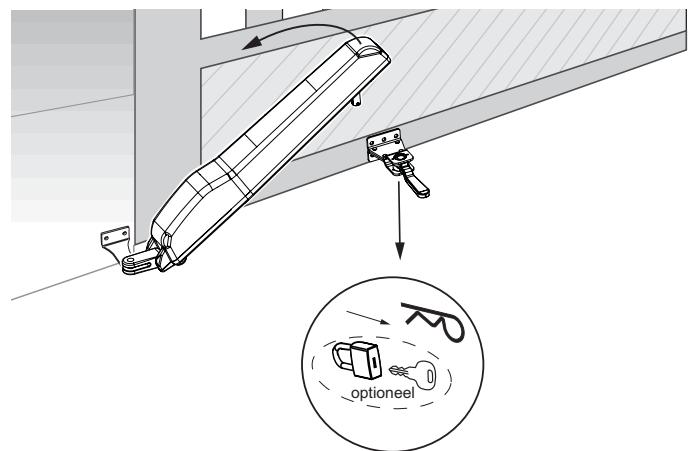 CHAMBERLAIN TPD10 - ONTGRENDELEN / HANDMATIGE BEDIENING VAN HET HEK - 4