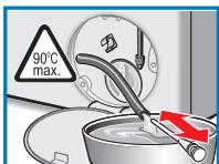 BOSCH WVH28360FF - Nettoyez the filtre: - 4