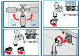 BOSCH WVH28360FF - Exible d'arrivee d'eau: - 1
