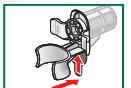 BOSCH WVH28360FF - Mise en place des brides de transport: - 1