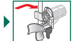 BOSCH WVH28360FF - Mise en place des brides de transport: - 2