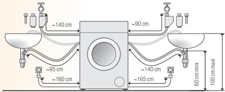 BOSCH WVH28360FF - Longueur des flexibles et du cordon - 2
