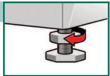 BOSCH WVH28360FF - Mise à niveau du lave-linge séchant avec un niveau à bulle. - 1